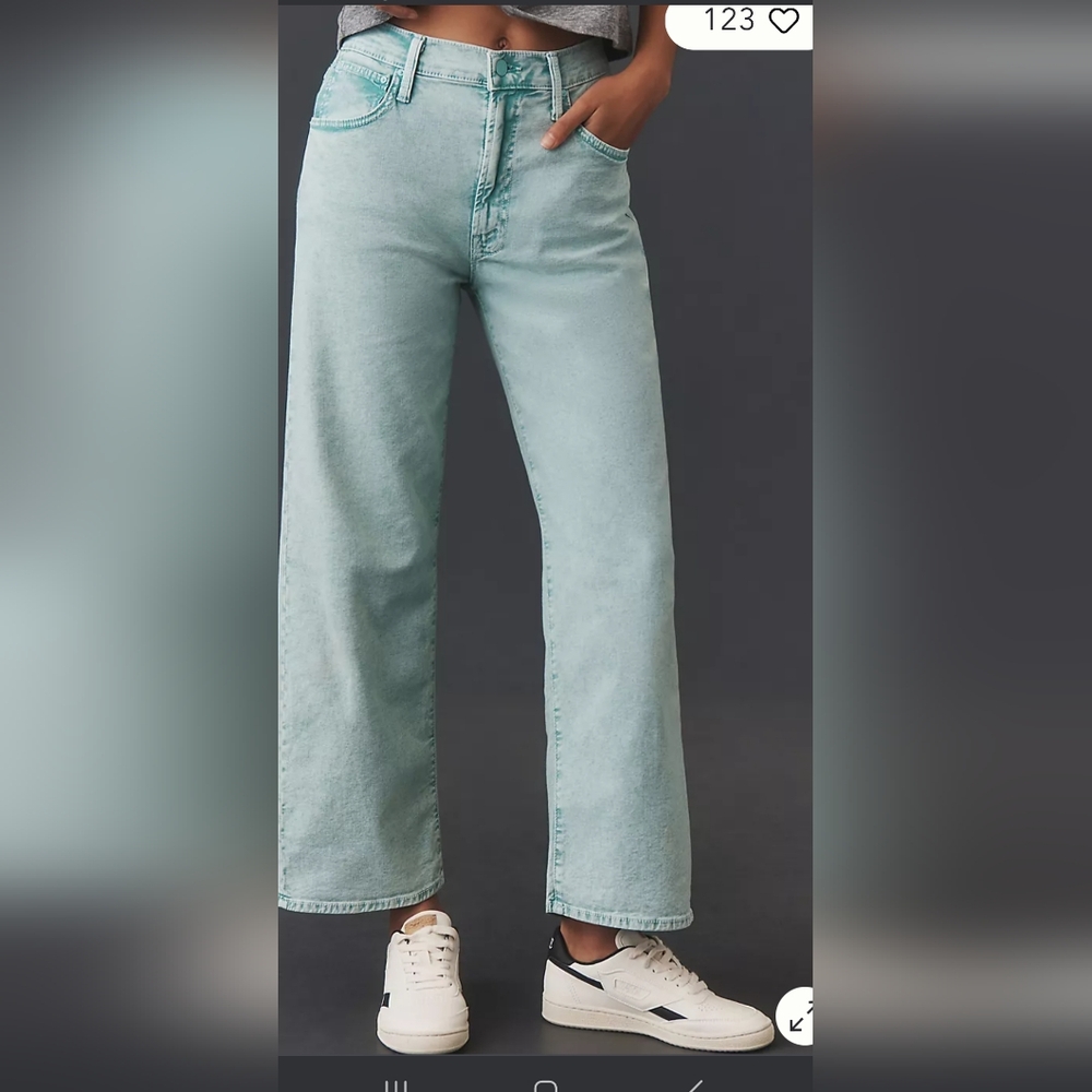 MOTHER The Dodger Ankle High-rise Straight Leg Jean